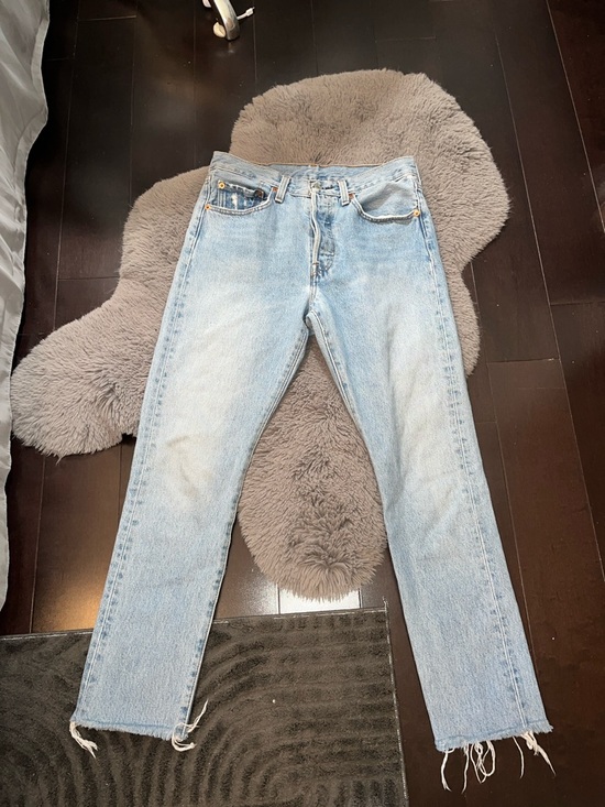 Levi's Denim - Levi's Light Blue Women's Straight Leg Jeans